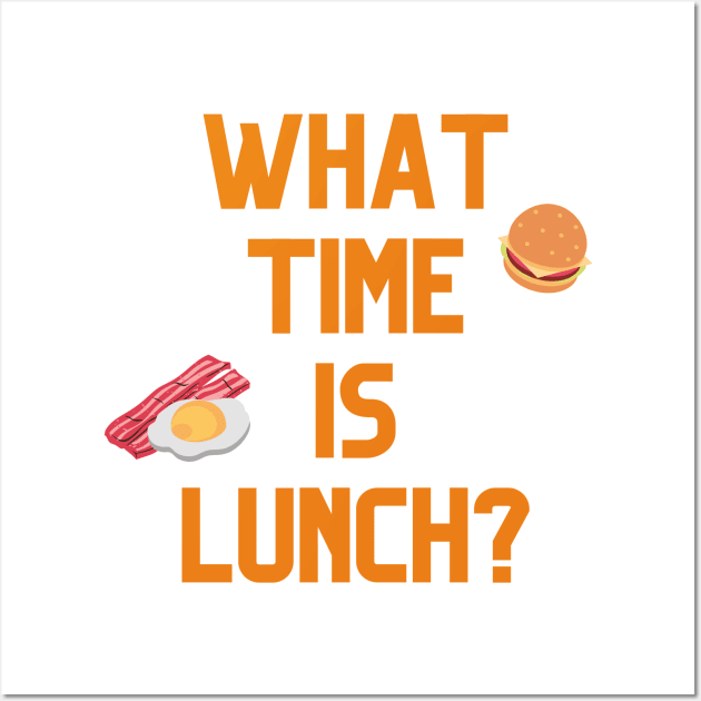 What Time Is Lunch? Wall Art by nathalieaynie